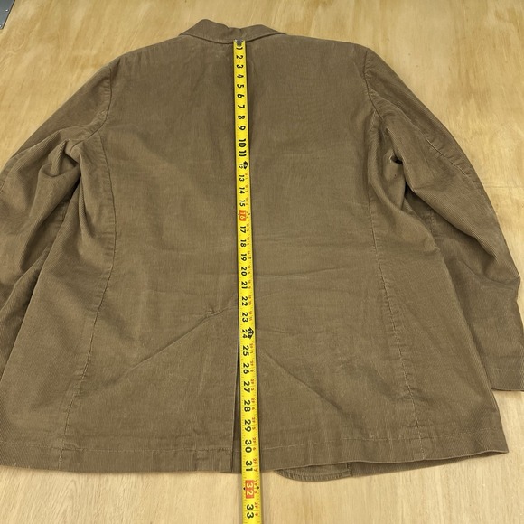 J. Crew Corduroy Blazer Sports Coat Mens Sz Large (44R) Vintage Dyed Khaki - Picture 6 of 13
